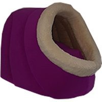 Bedspet Yıkanabilir Tek Fonksiyonlu 47x40x38 cm Mağara Kedi Yatağı Mor