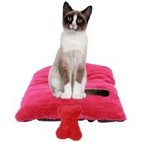 Evene Yıkanabilir Tek Fonksiyonlu 60x40 cm Minder Kedi Yatağı Gri