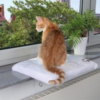 Trixie Yıkanabilir Tek Fonksiyonlu 51x36 cm Minder Kedi Yatağı Beyaz-Sarı