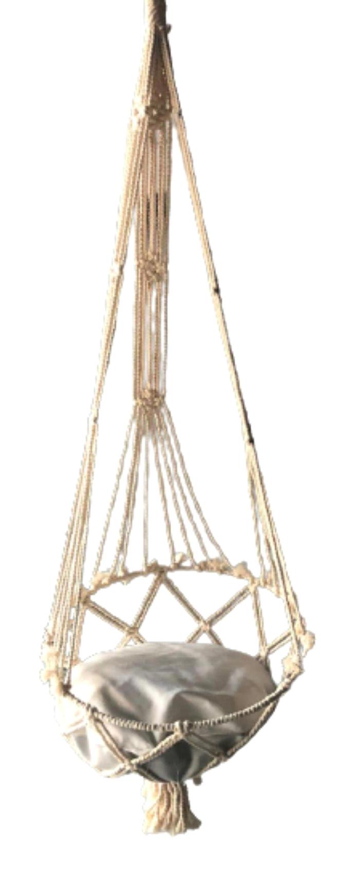 Greenpet Sallanan Yıkanabilir Tek Fonksiyonlu 40x140 cm Hamak Kedi Yatağı Bej