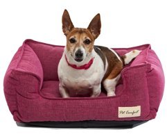 Pet Comfort Alpha Yıkanabilir Tek Fonksiyonlu 50x60 cm Sepet Kedi Yatağı Pembe