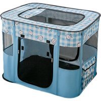 Weichuang Dimute Yıkanabilir Tek Fonksiyonlu 70x55x45 cm Çadır Kedi Yatağı Mavi
