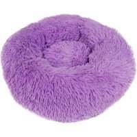 Lebeigo Yıkanabilir Tek Fonksiyonlu 35x35 cm Minder Kedi Yatağı Mor