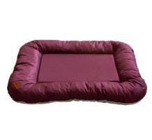 Lepus Yıkanabilir Tek Fonksiyonlu 85x60x13 cm Minder Kedi Yatağı Bordo