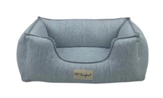 Pet Comfort Alpha Yıkanabilir Tek Fonksiyonlu 60x50 cm Sepet Kedi Yatağı Gri
