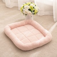 Lebeigo Yıkanabilir Tek Fonksiyonlu Minder Kedi Yatağı Pembe