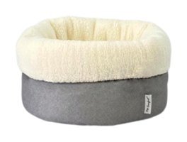 Pet Comfort Oslo Yıkanabilir Tek Fonksiyonlu 50 cm Sepet Kedi Yatağı Bej