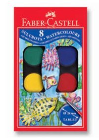 FaberCastell 8 Renk Sulu Boya