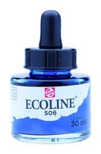 Talens Ecoline 506 Ultramarine Deep Sulu Boya