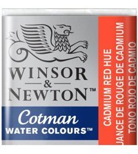 Winsor & Newton Cotman Yarım Tablet N 095 Cadmium Red Hu Sulu Boya