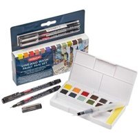Derwent : Line & Wash : 12 Renk Sulu Boya