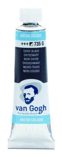 Talens Van Gogh 10 ml Tüp 735 Oxide Black Sulu Boya