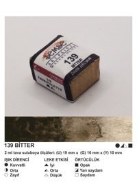 Şemse El Yapımı Sanatsal 12 Tava Bitter Taş Sulu Boya