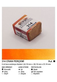 Şemse El Yapımı Sanatsal 12 Tava Civan Perçemi Sulu Boya
