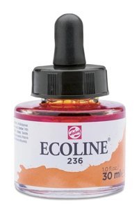 Talens Ecoline 30 ml Light Orange 236 Sulu Boya