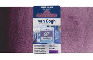 Van Gogh Interference Violet 847 Yarım Tablet Sulu Boya