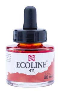 Talens Ecoline 411 Burnt Sienna Sulu Boya