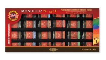 KohiNoor Mondeluz Master Class Taş 24 Renk Sulu Boya