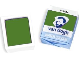 Talens Van Gogh 12 Tablet 644 Hooker Green Light Sulu Boya