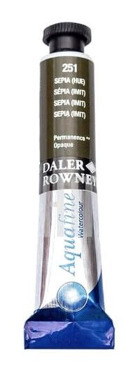 Daler Rowney Aquafine Tüp 8 ml 251 Sepia Hue Sulu Boya