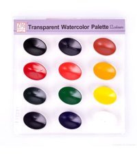 Zig Transparent Watercolor Palette 12 Renk Sulu Boya
