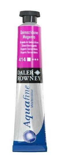 Daler Rowney Aquafine Tüp 8 ml Quınacrıdone Magenta 414 Sulu Boya