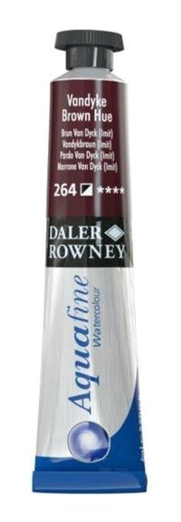 Daler Rowney Aquafine Tüp 8 ml 264 Vandyke Brown Hue Sulu Boya
