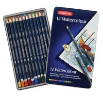 Derwent Watercolour Sulandırılabilir Kuru Boya 12'li 32881 Sulu Boya