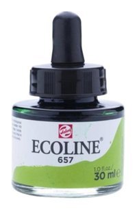 Talens Ecoline 30 ml Bronze Green 657 Sulu Boya
