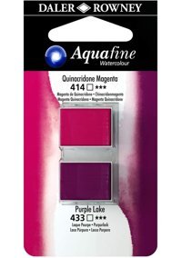 Daler Rowney Aquafine Tablet Quinacridone Magenta Pur Sulu Boya