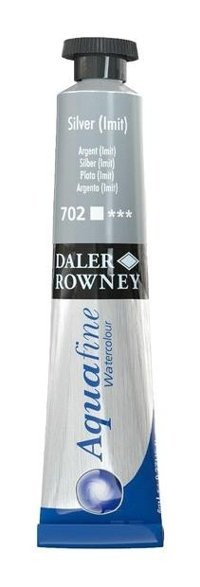 Daler Rowney Aquafine Tüp 8 ml Sılver (Imıt) 702 Sulu Boya