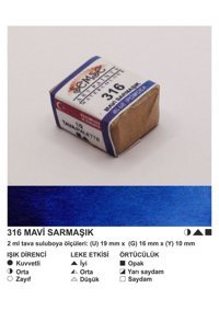 Şemse El Yapımı Sanatsal 12 Tava Hezaren Sulu Boya