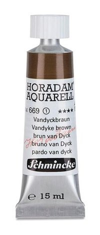 Schmincke Horadam Tüp Vandyke Brown 15 ml Sulu Boya