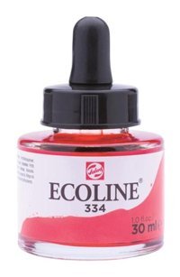 Talens Ecoline 30 ml Scarlet 334 Sulu Boya