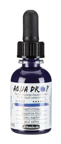 Schmincke Aqua Drop 30 ml Sapphire Blue Sulu Boya