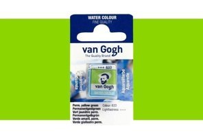 Van Gogh Permanent Yellow Green 633 Yarım Tablet Sulu Boya