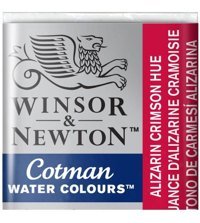 Winsor & Newton Cotman Yarım Tablet N 003 Alizarin Crims Sulu Boya