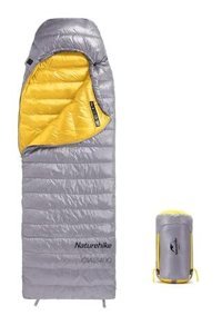 Naturehike -8 derece Polyester 4 Mevsim Kamp Tek Kişilik Yetişkin Uyku Tulumu Gri