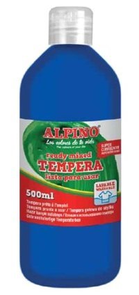 Alpino Tempera 500 ml Mavi Sulu Boya