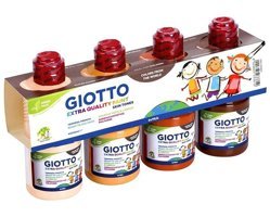 Giotto Tempera Yıkanabilir Boya 4x250 ml Sulu Boya