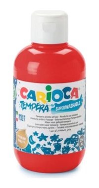 Carioca Tempera Kırmızı 250 ml Sulu Boya
