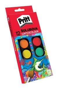 Pritt Küçük Boy 12 Renk Sulu Boya