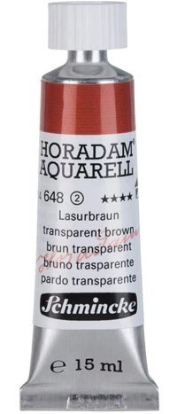 Schmincke Horadam Tüp Translucent Brown 15 ml Sulu Boya