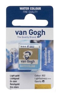 Talens Van Gogh Tablet 12 Light Gold 802 Sulu Boya