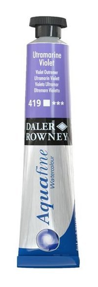 Daler Rowney Aquafine Tüp 8 ml 419 Ultramarine Violet Sulu Boya