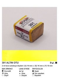 Şemse El Yapımı Sanatsal 12 Tava Altın Otu Sulu Boya