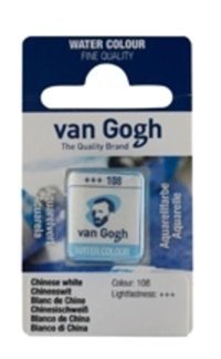 Talens Van Gogh 12 Tablet 108 Chinese White Sulu Boya