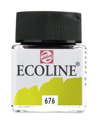 Talens Ecoline 30 ml Grass Green 676 Sulu Boya