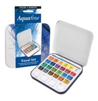 Daler Rowney Aquafine Profesyonel Tablet 24 Renk Sulu Boya
