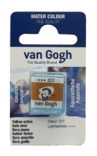 Talens Van Gogh 12 Tablet 227 Yellow Ochre Sulu Boya